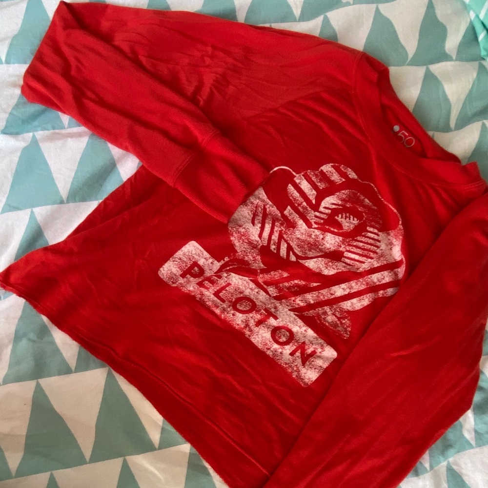 Peloton Red Rose L sweatshirt Splits59